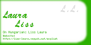 laura liss business card